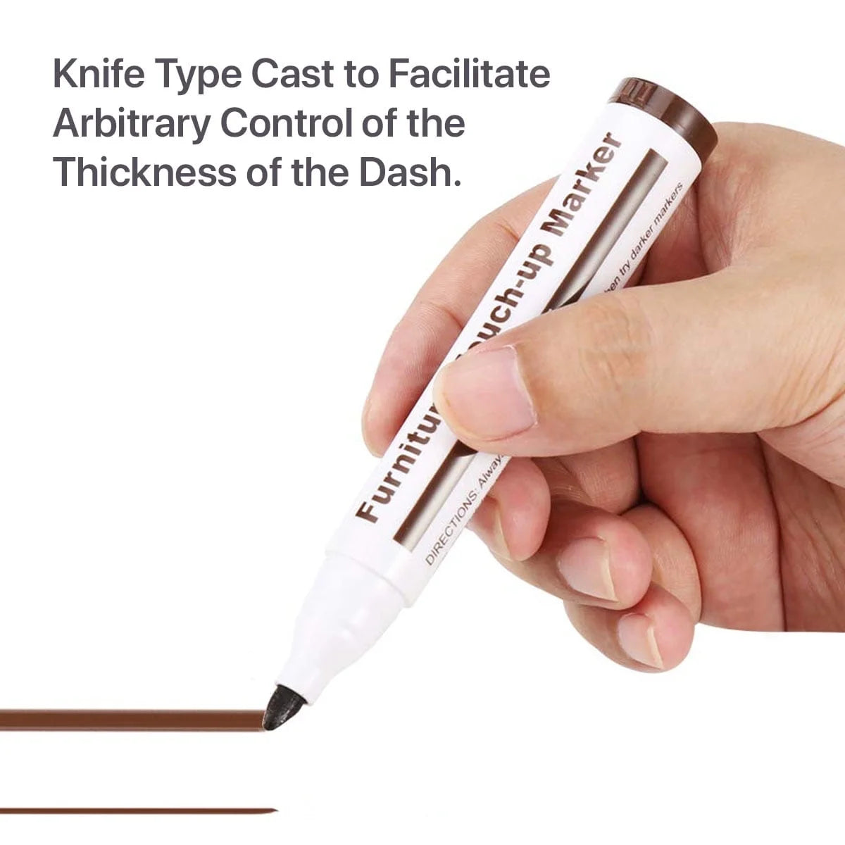 Wood Touch up Markers, Set of 13 Furniture Markers and Filler Crayons, Wood Furniture and Floor Repair Marker Kit, Furniture Repair System, Furniture Scratch Repair Marker Kit