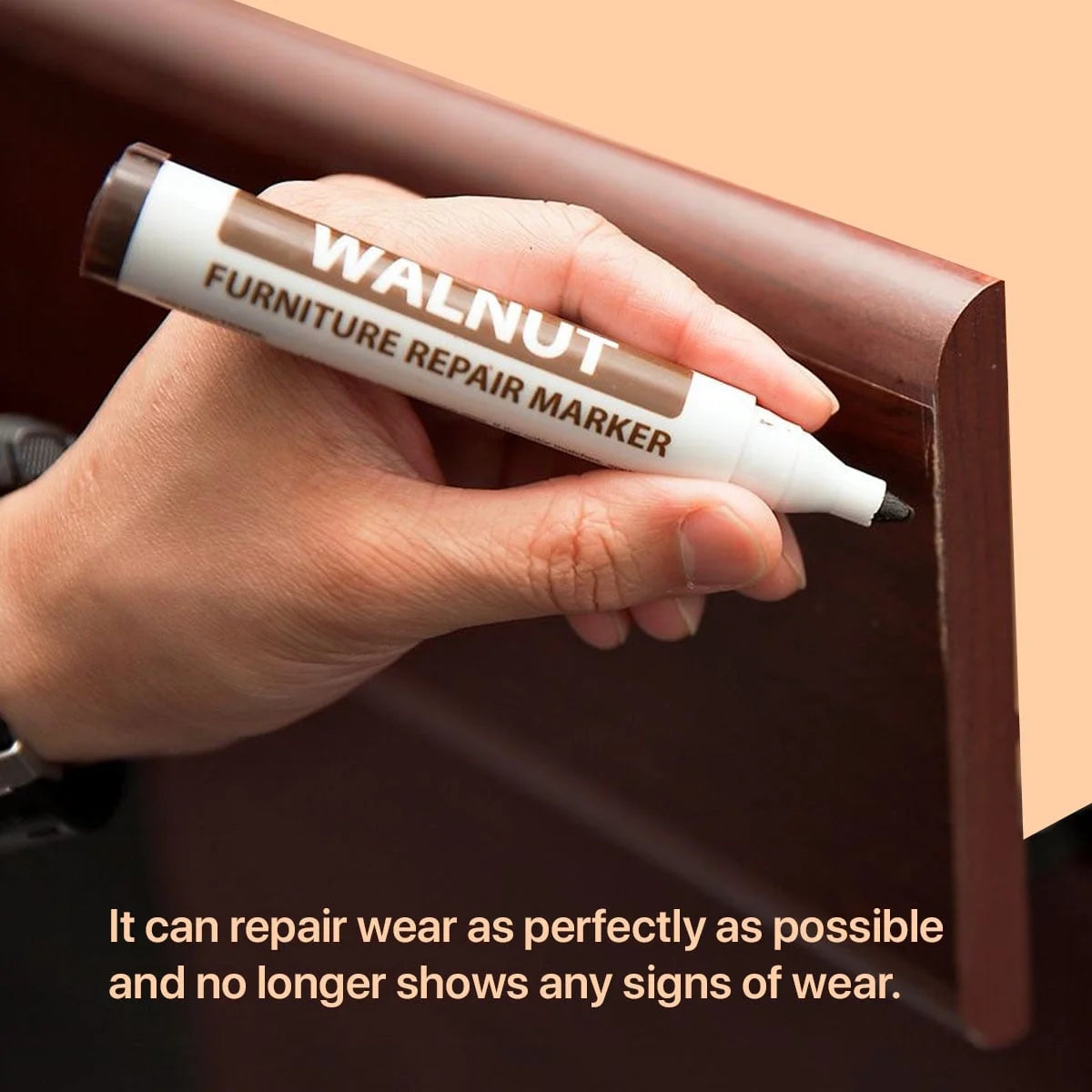 Wood Touch up Markers, Set of 13 Furniture Markers and Filler Crayons, Wood Furniture and Floor Repair Marker Kit, Furniture Repair System, Furniture Scratch Repair Marker Kit