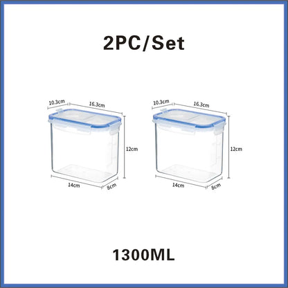 Food Storage Containers with Lids Stackable Treat Box Containers for Kitchen Pantry Organization Containers for Rice Dispenser