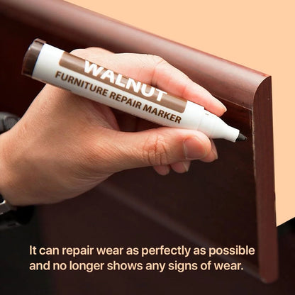 Wood Touch up Markers, Set of 13 Furniture Markers and Filler Crayons, Wood Furniture and Floor Repair Marker Kit, Furniture Repair System, Furniture Scratch Repair Marker Kit