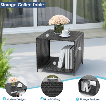 Balcony Furniture 5 Piece Patio Furniture Set, Outdoor Patio Chair , Navy